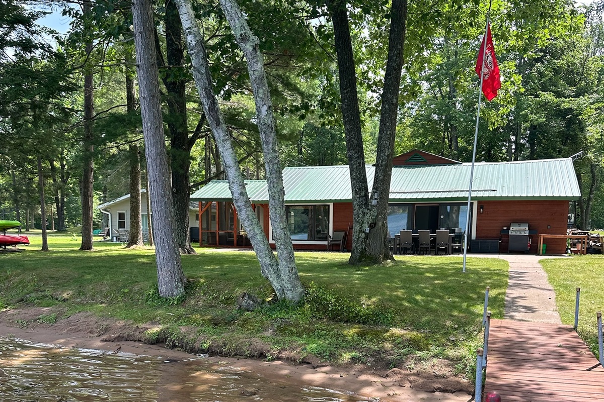 Enjoy level access to the lake