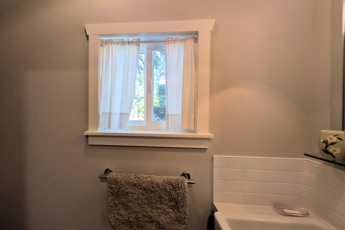 1/4 bath in bunkhouse sink and toilet