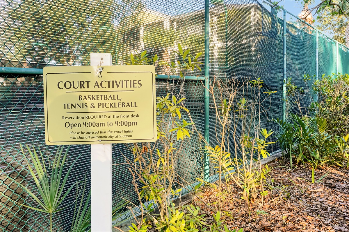 Tennis and Pickleball courts