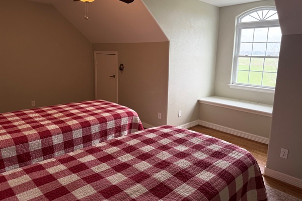 Window seat with a view.