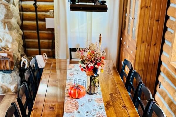 We have a large table with seating for 10