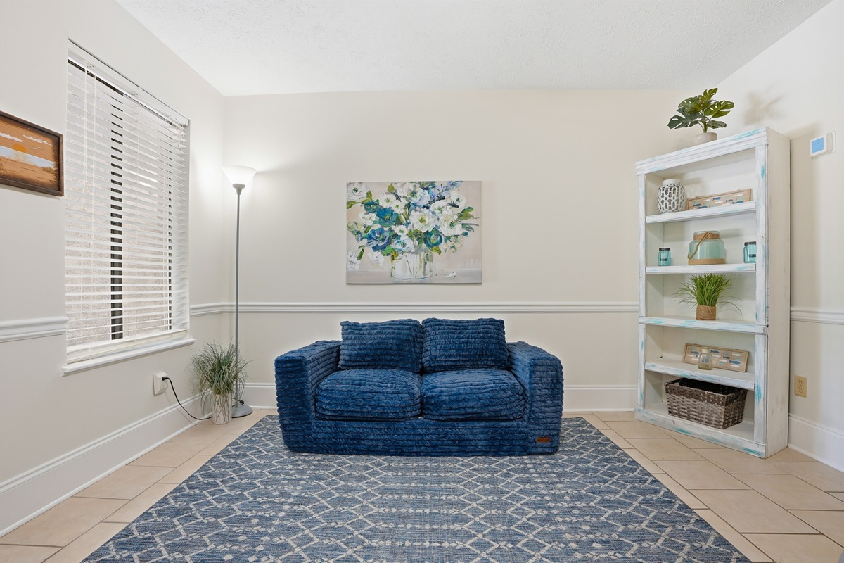 Bedroom #3 is downstairs with Bunk Beds