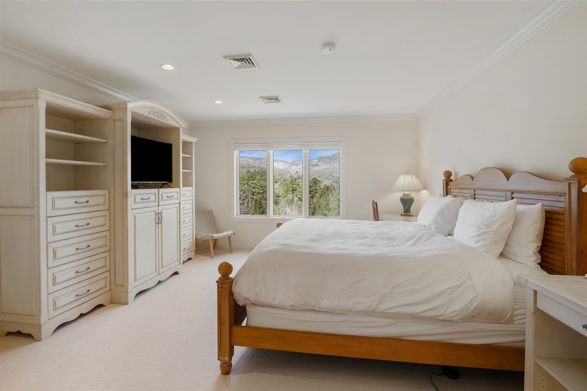 Primary Suite with king bed and double dresser 