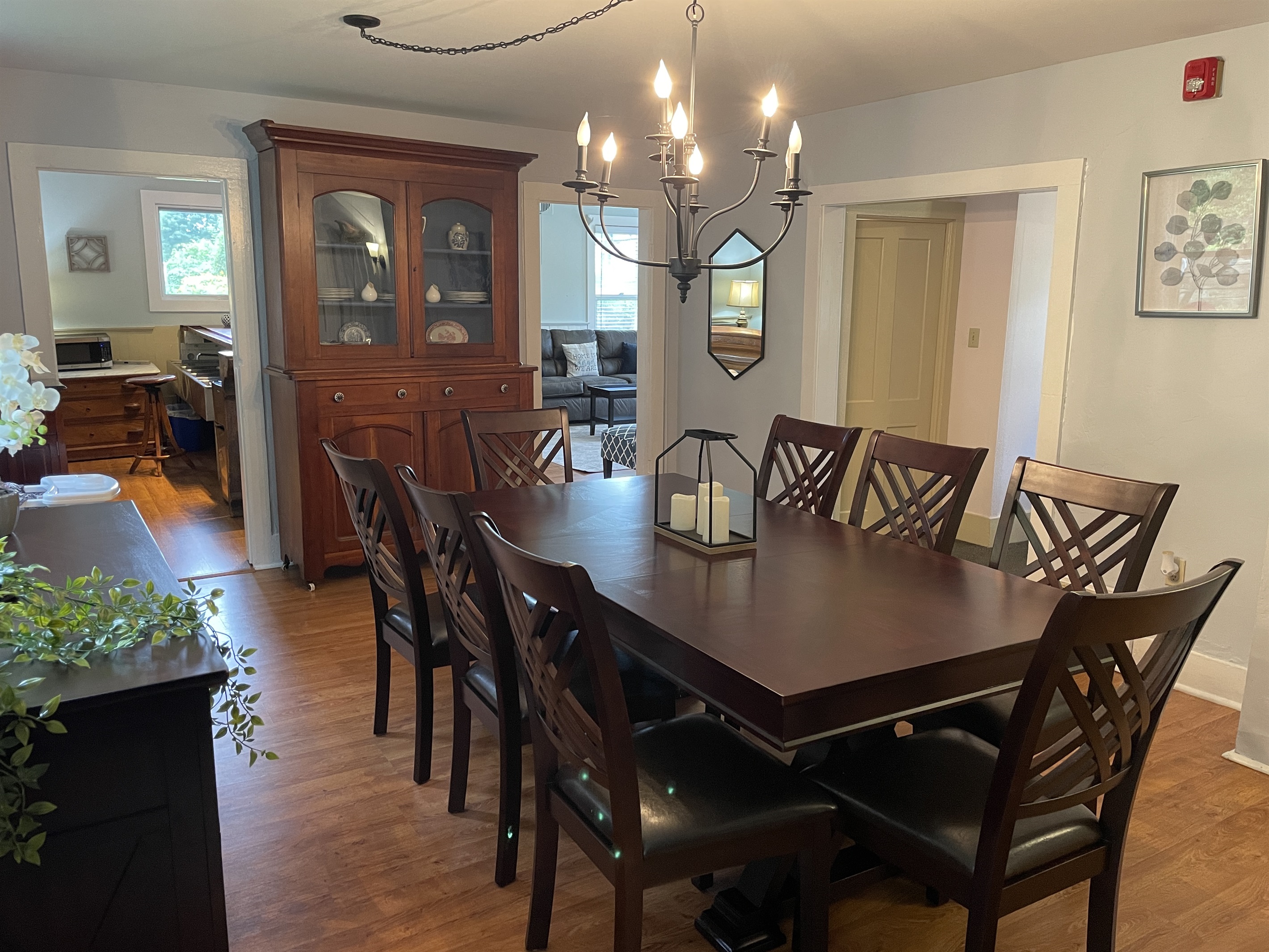 Dining room leading into bar area
