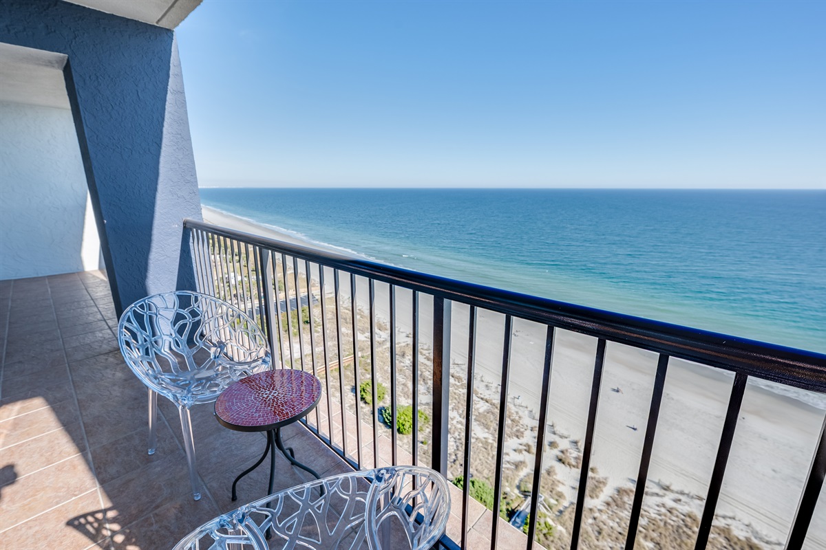 Amazing View from the Balcony!