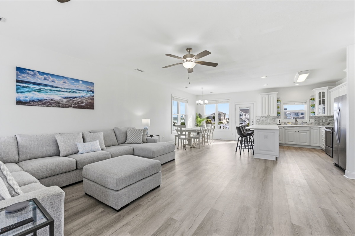 Bright, airy, and built for gathering after long beach days
