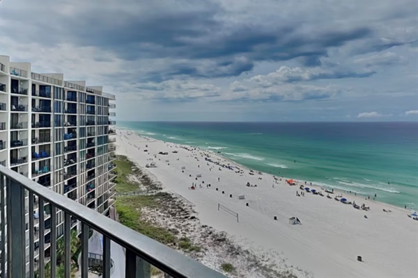 Balcony view to the east