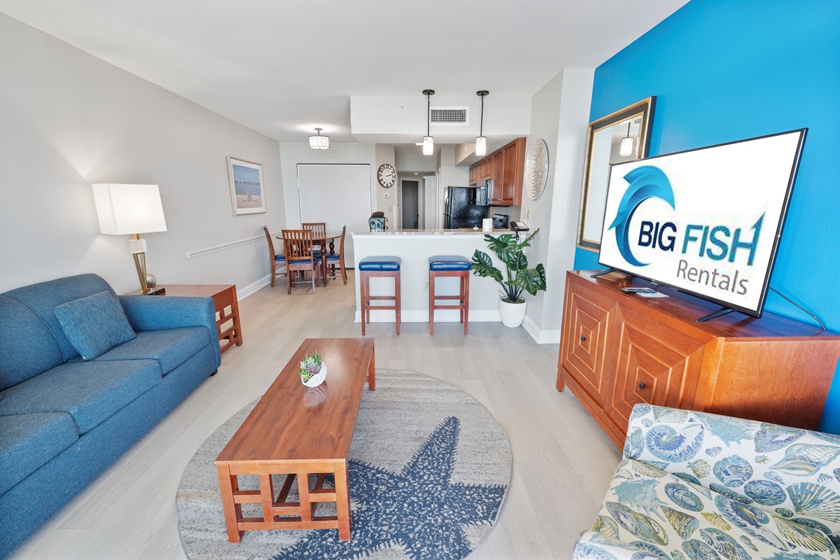 Amazing Living Room with Stunning Views🌊☀️