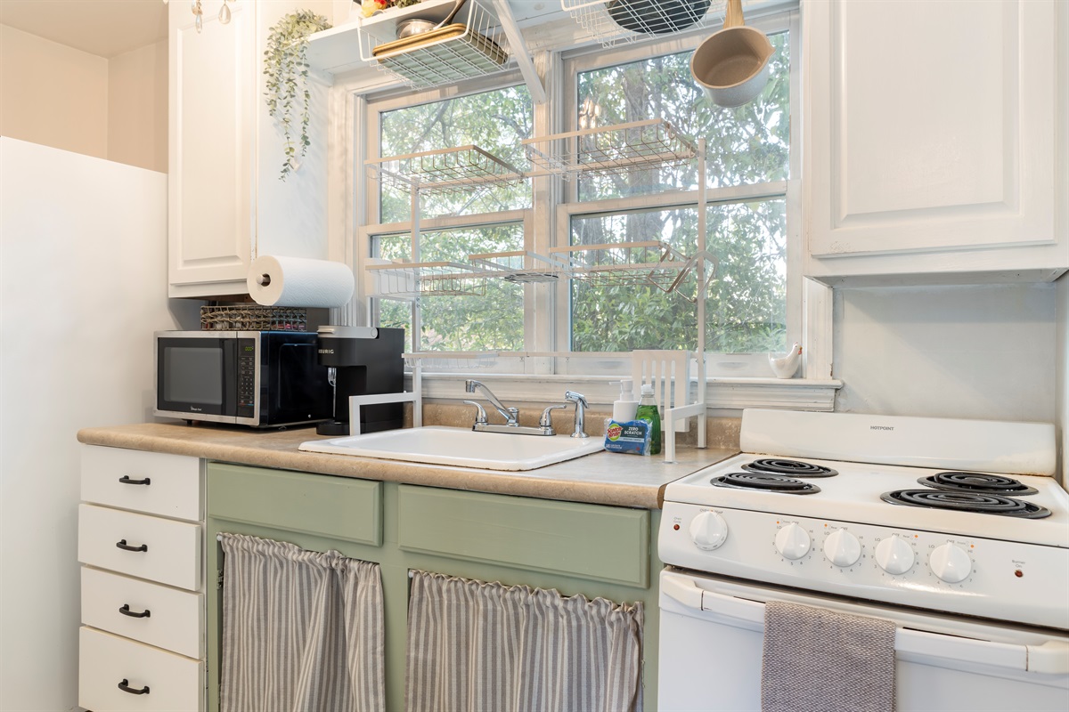 Well-stocked kitchen