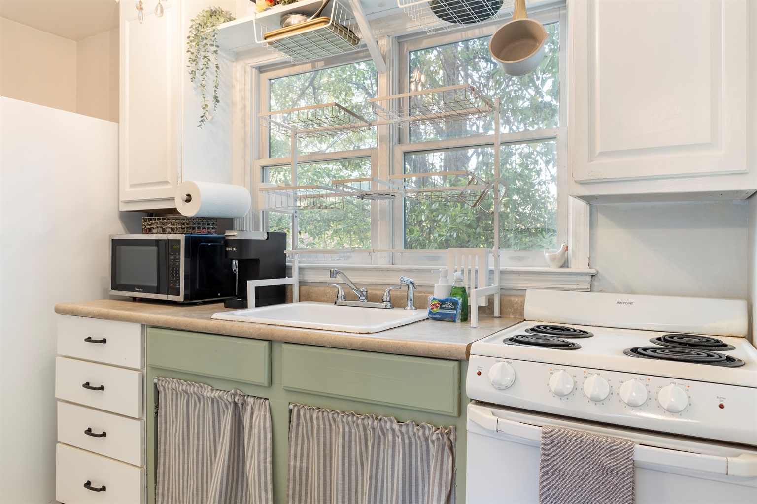 Well-stocked kitchen