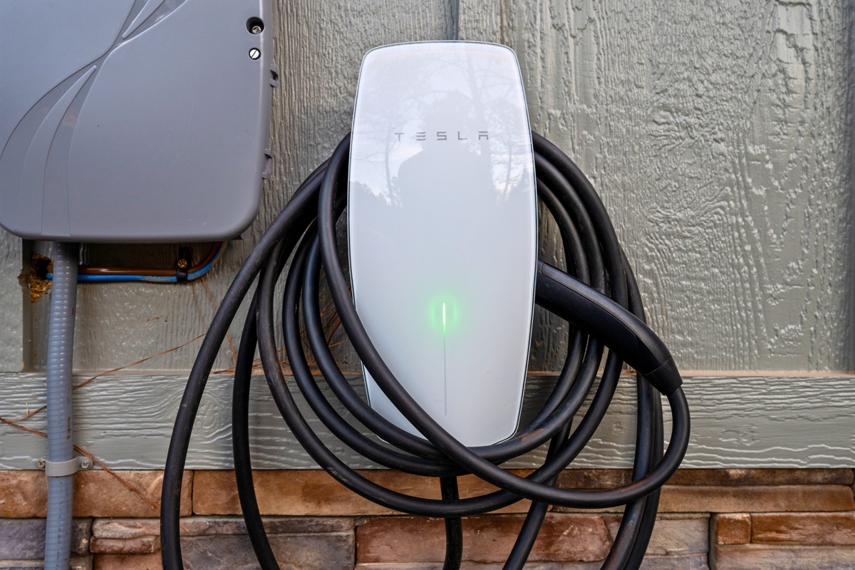 A convenient EV charger makes it easy to recharge your ride while you recharge yourself.