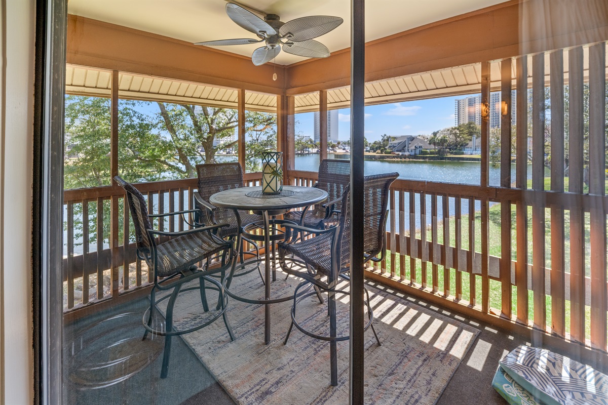Outdoor Deck - Dining Space and Water Views