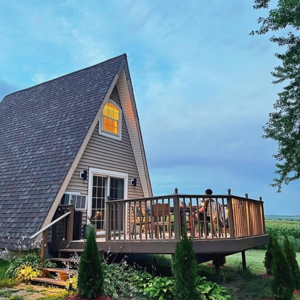 Welcome to The Little Dipper - a mid-century modern take on the A-Frame.