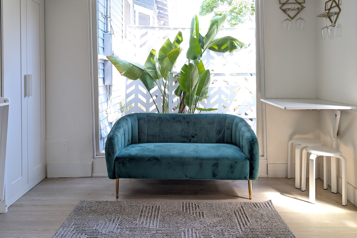 Cozy corner with natural light. 🌿