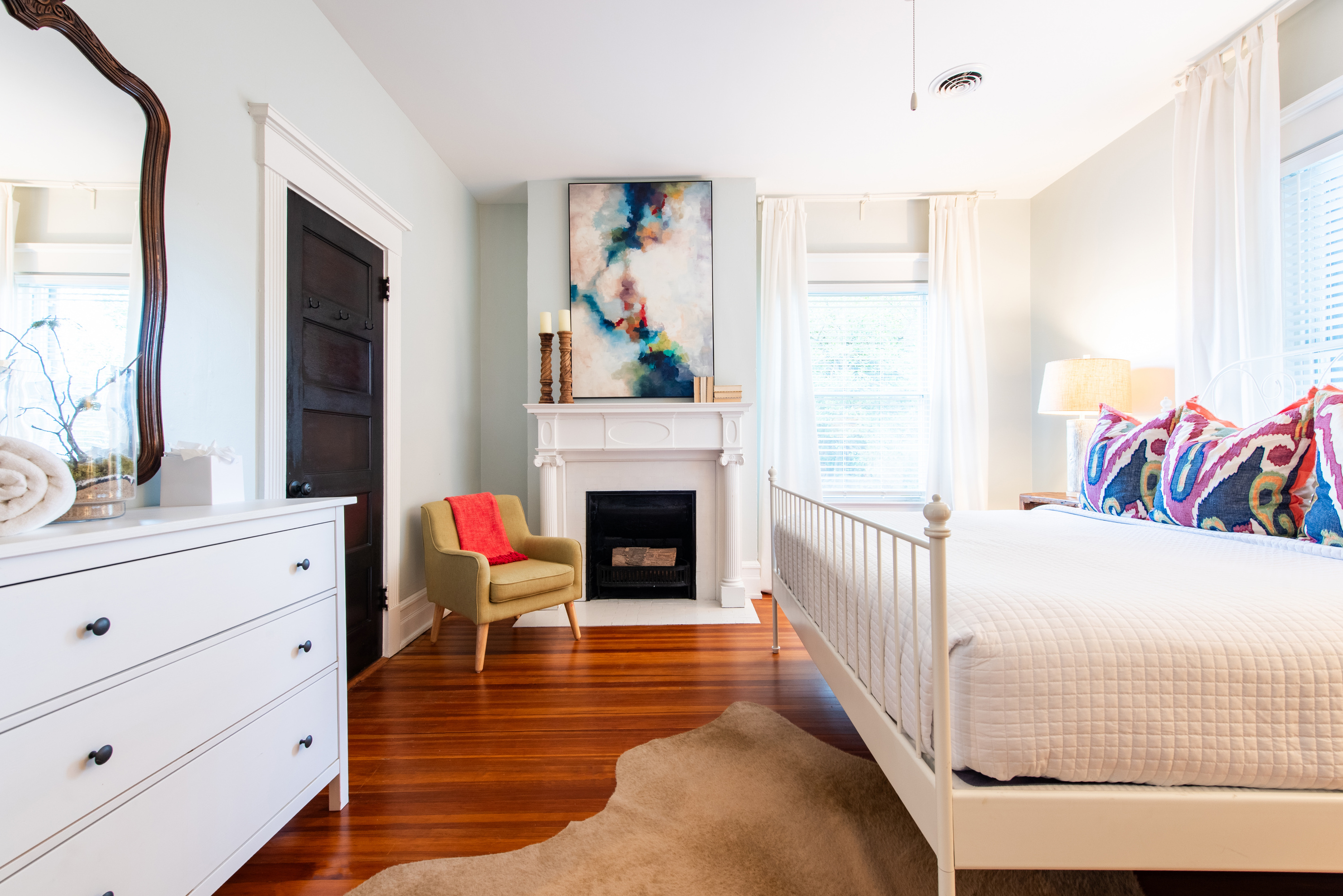 Bedroom #3 ~ 2nd Floor ~ King Size Bed ~ Jack-n-Jill Bathroom