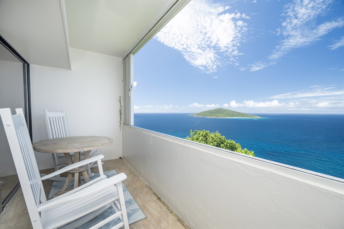 Indulge in panoramic ocean views from your bedroom suite.