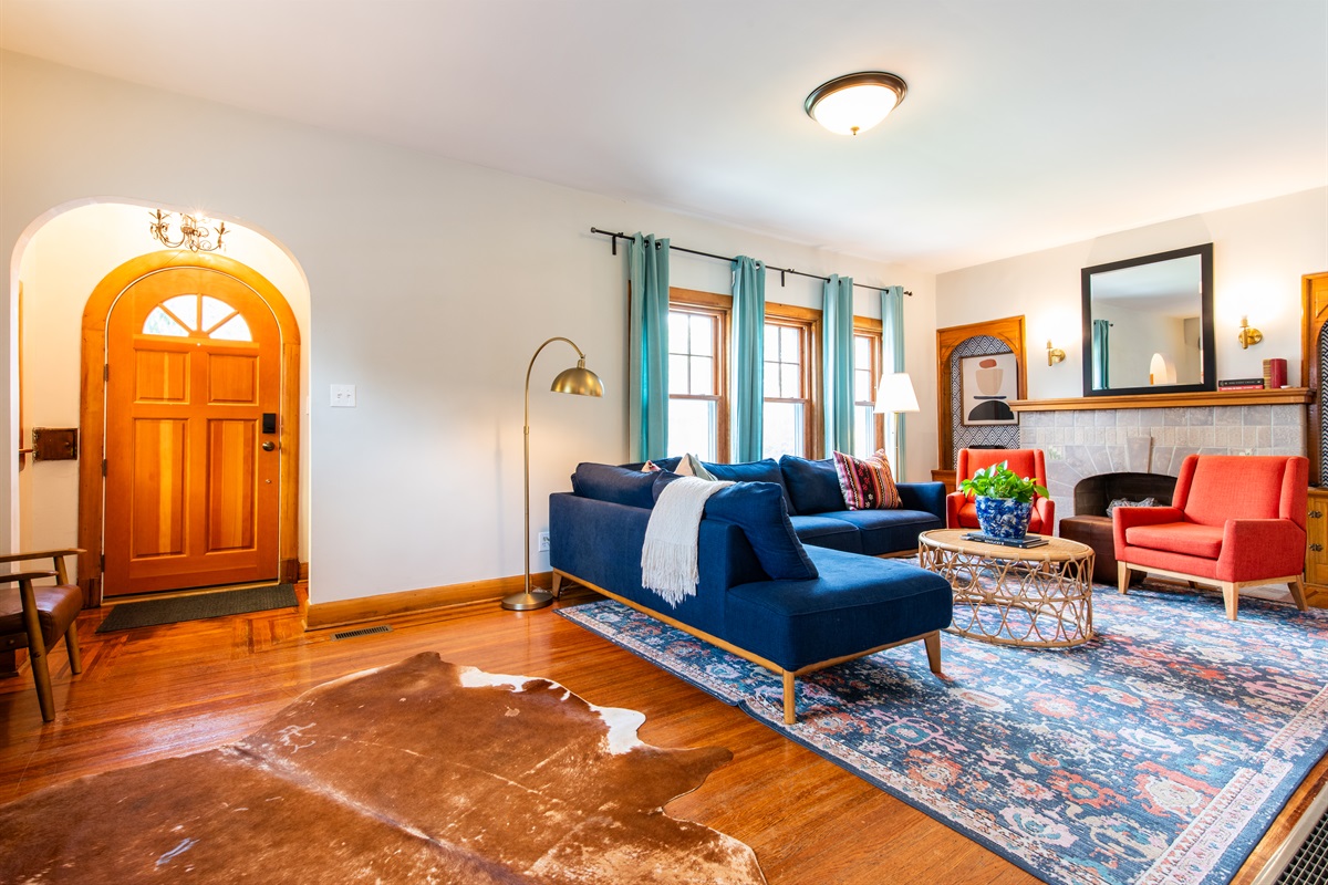 Entry and living room