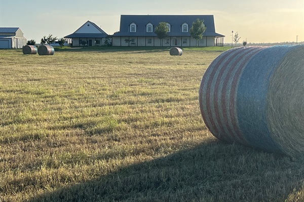 Surrounded by 70 plus acres of beautiful ranch land and amazing sunsets and sunrises.