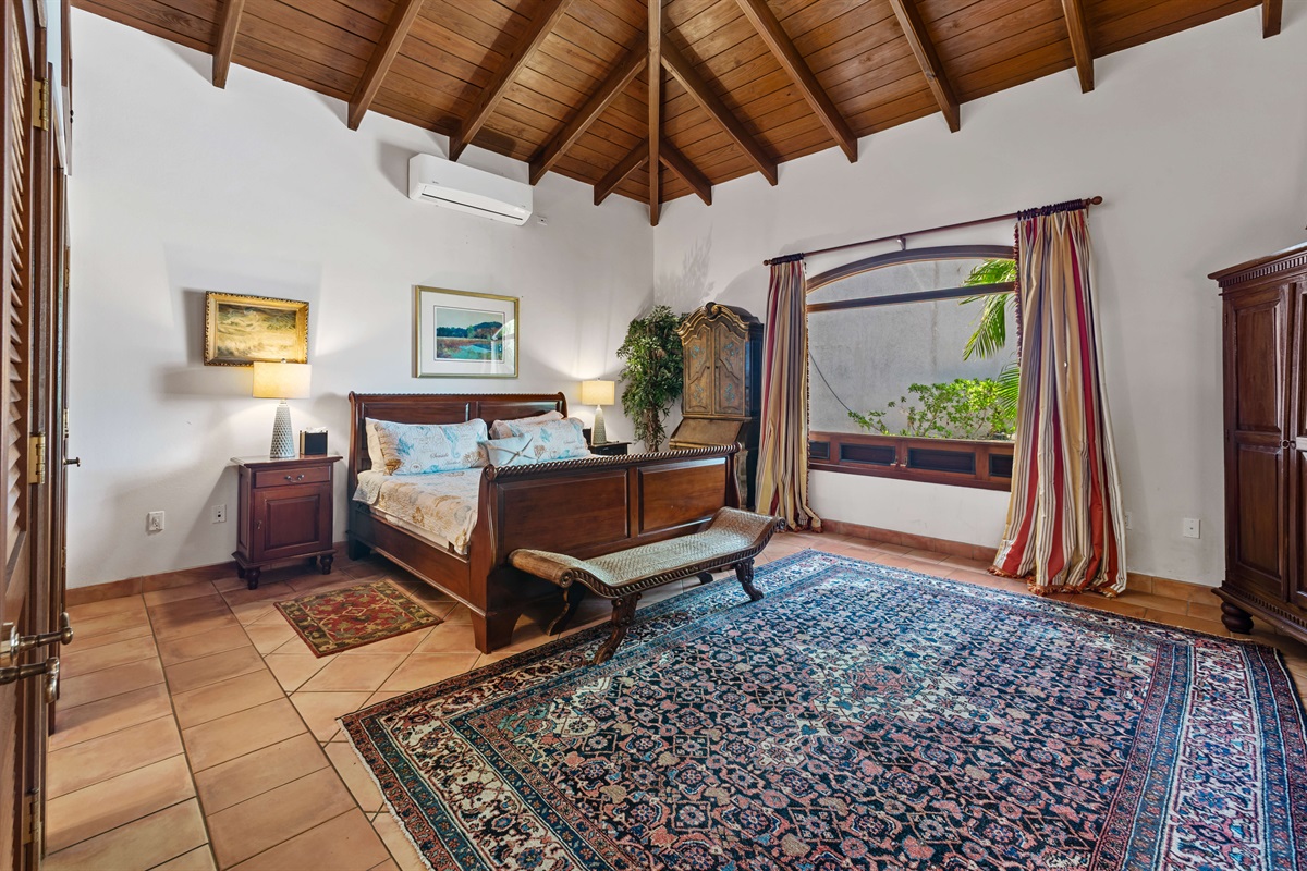 This is the second king suite on the main floor, just off the living room.