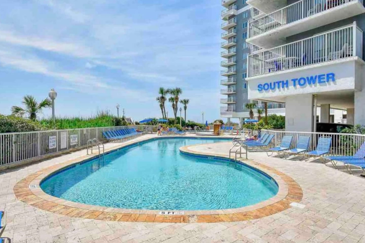 One of the many pools located at SeaWatch 