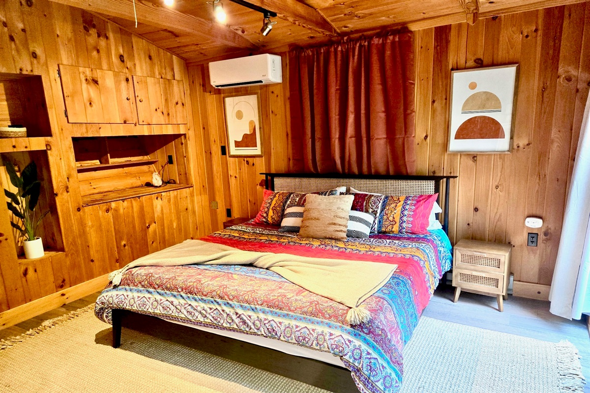 Retire to the spacious primary bedroom.