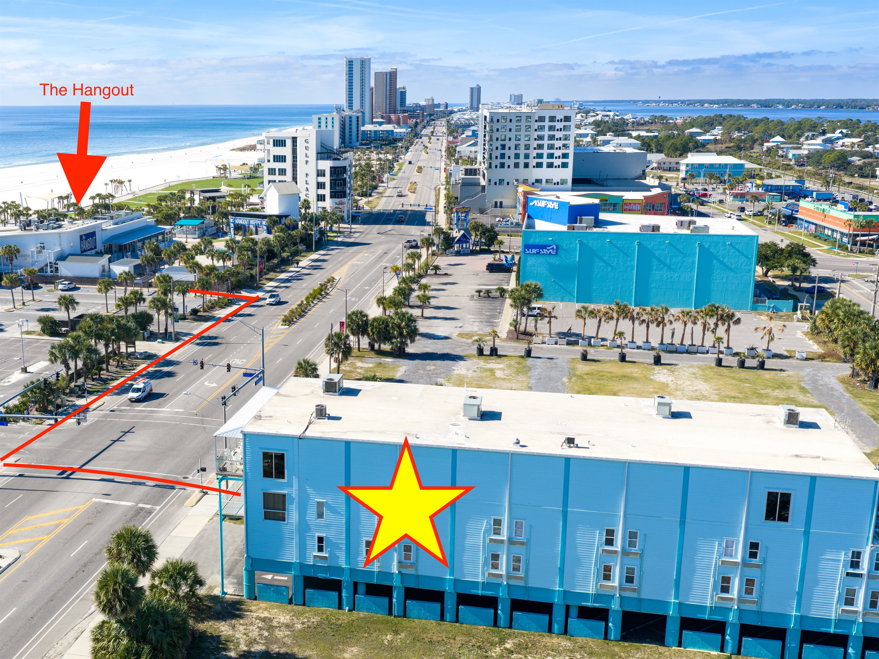 Proximity to The Hangout