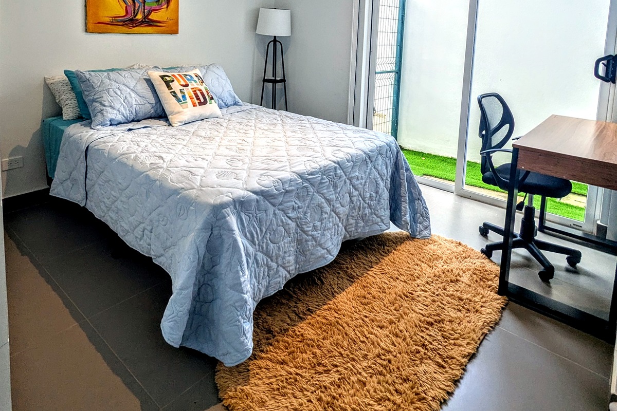 Guest bedroom 3 full bed and desk
