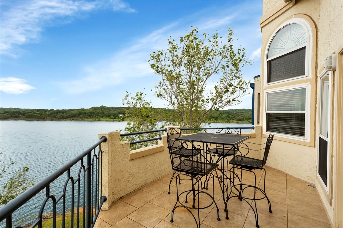 Private Open Air Patio off Master Bedroom