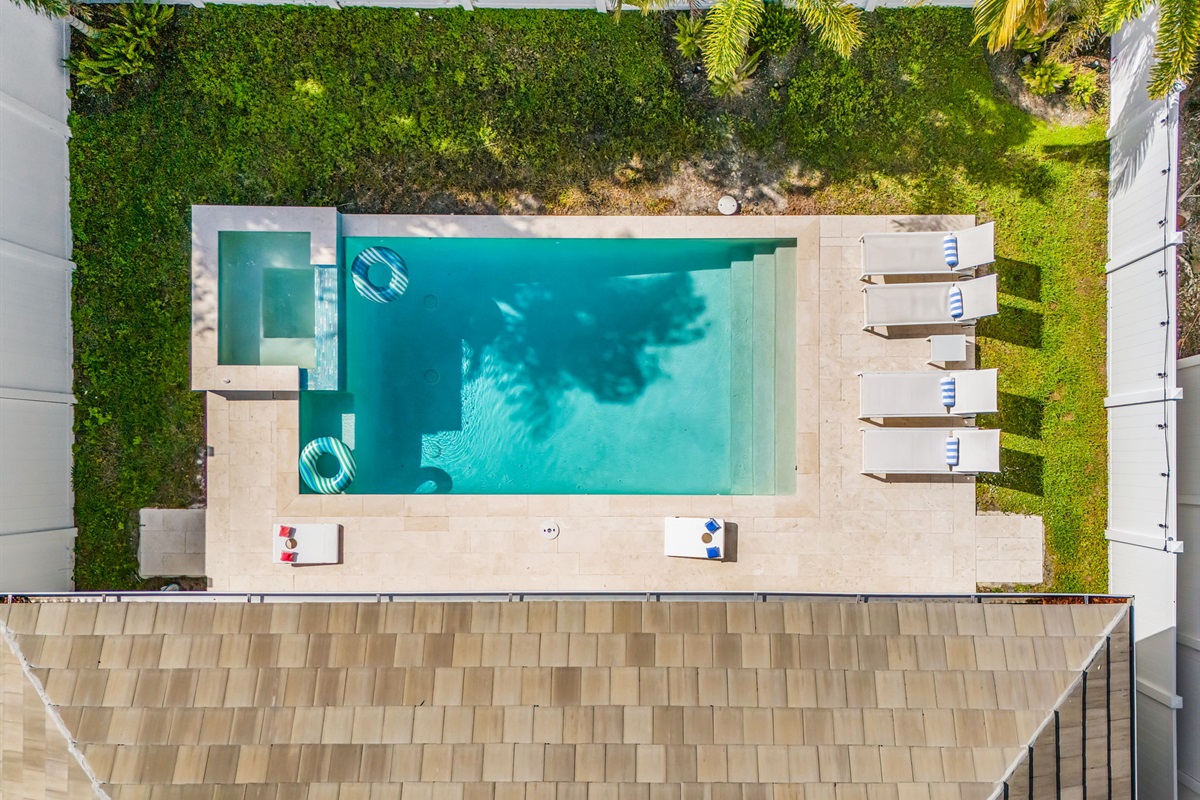 Birdseye View of Pool