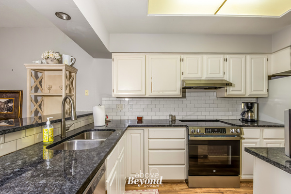 Fully stocked kitchen
