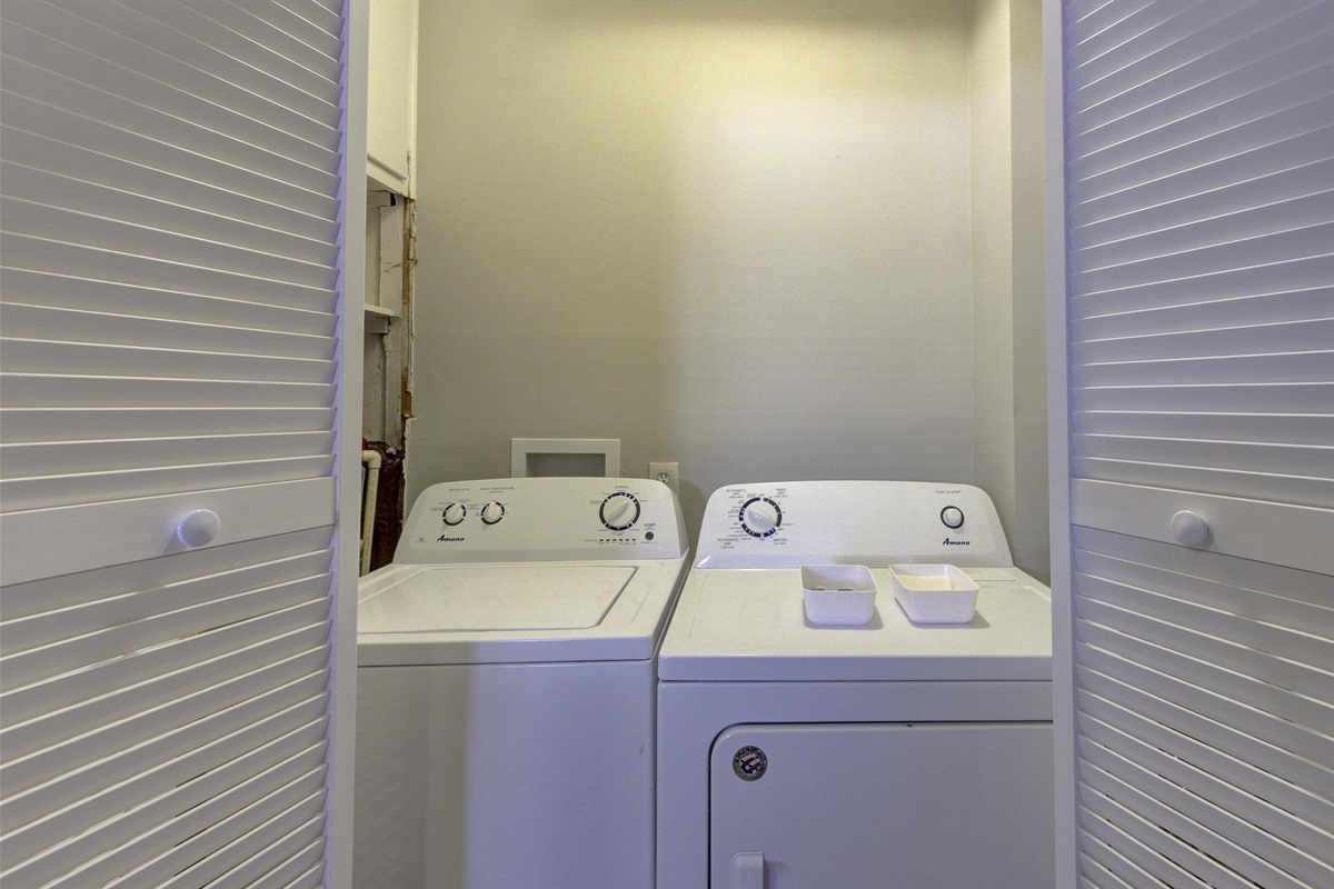 in-house washer and dryer