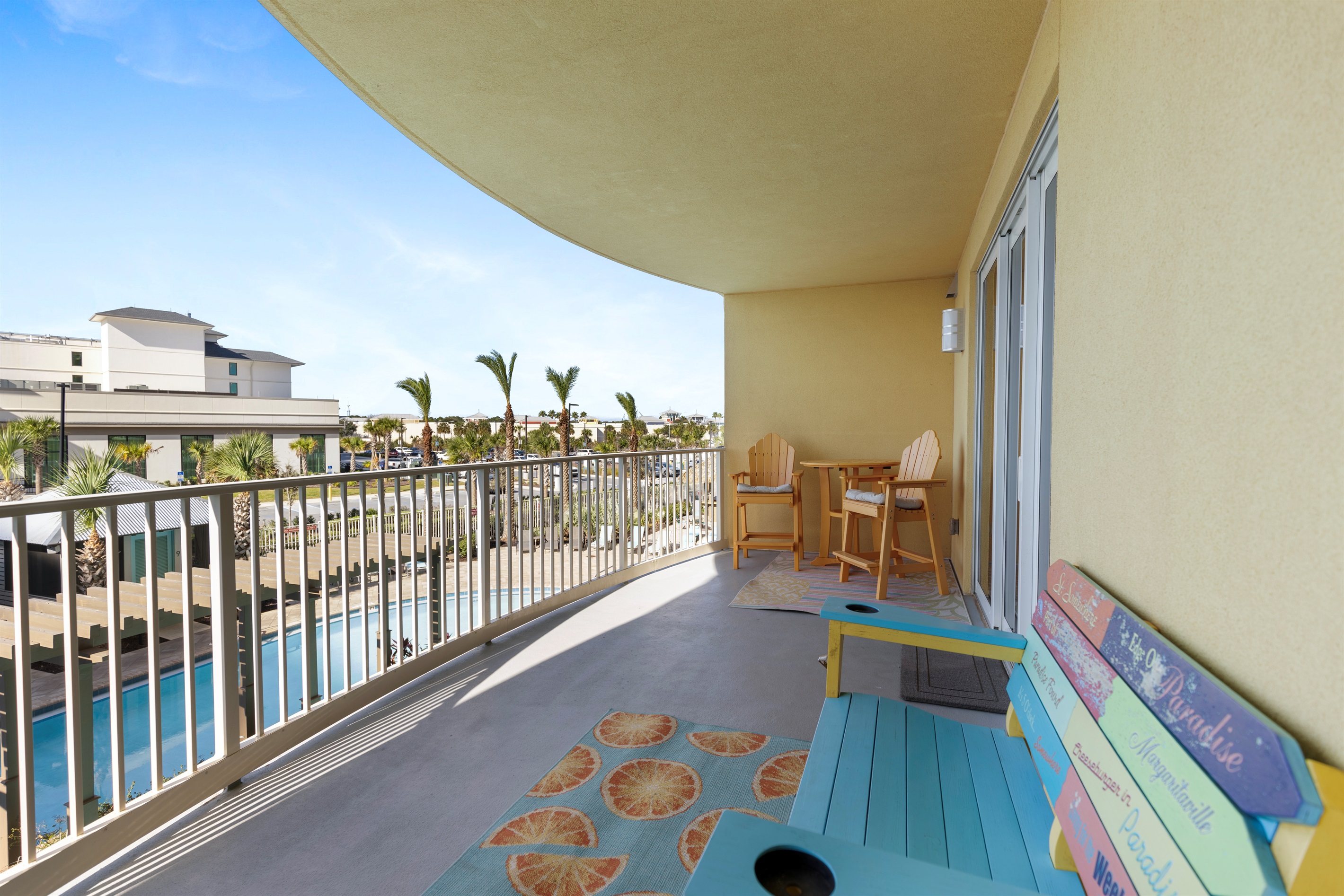 Gulf Views from Wraparound Balcony