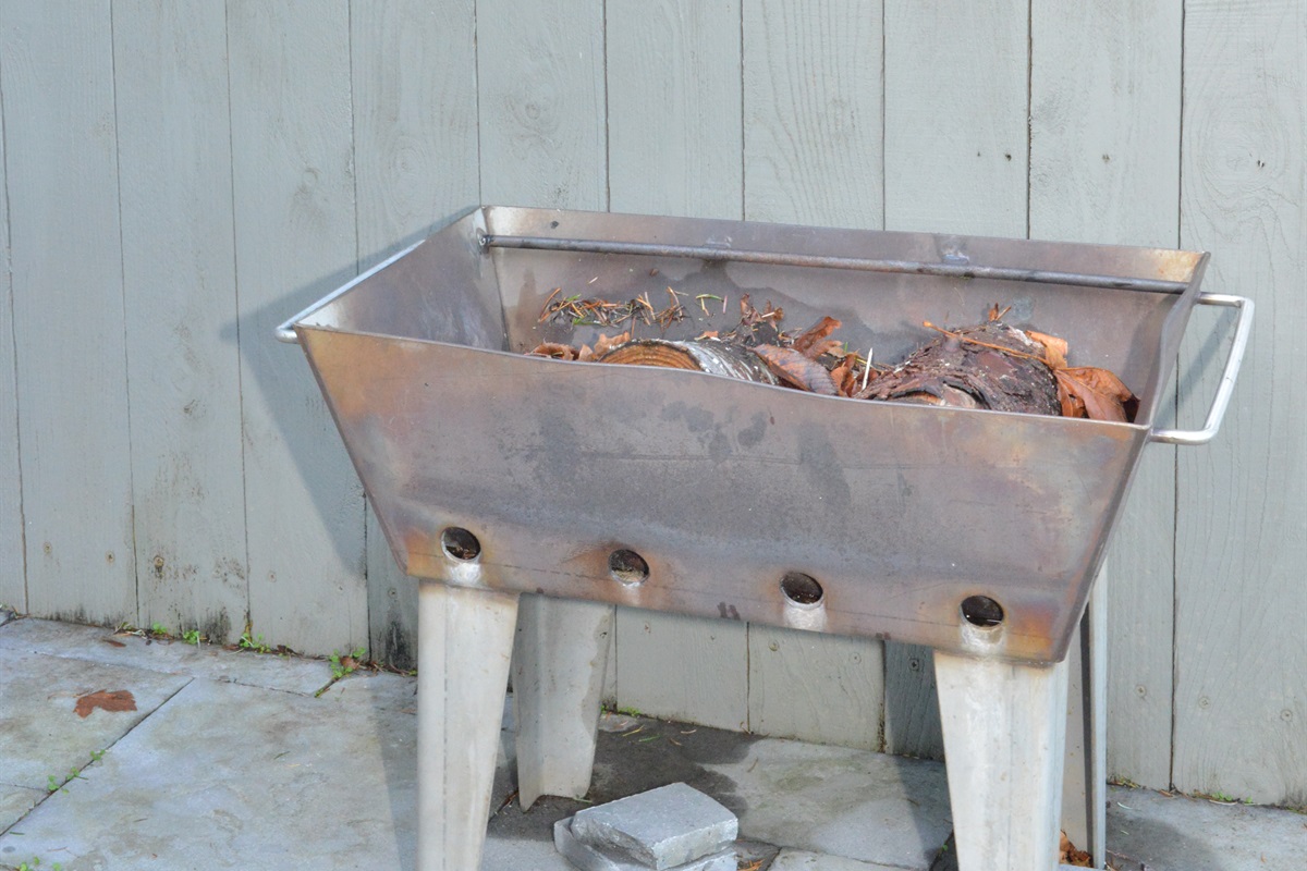 Wood-burning firepit (firewood included)