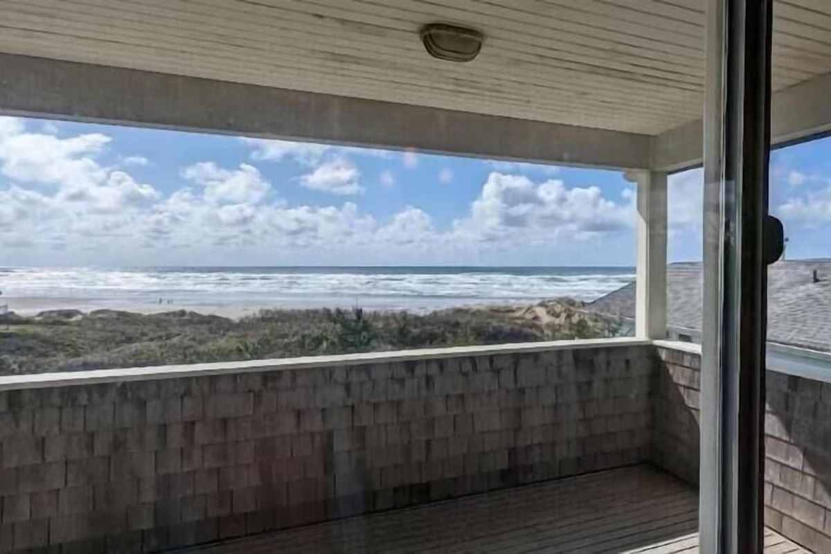 view from dining room