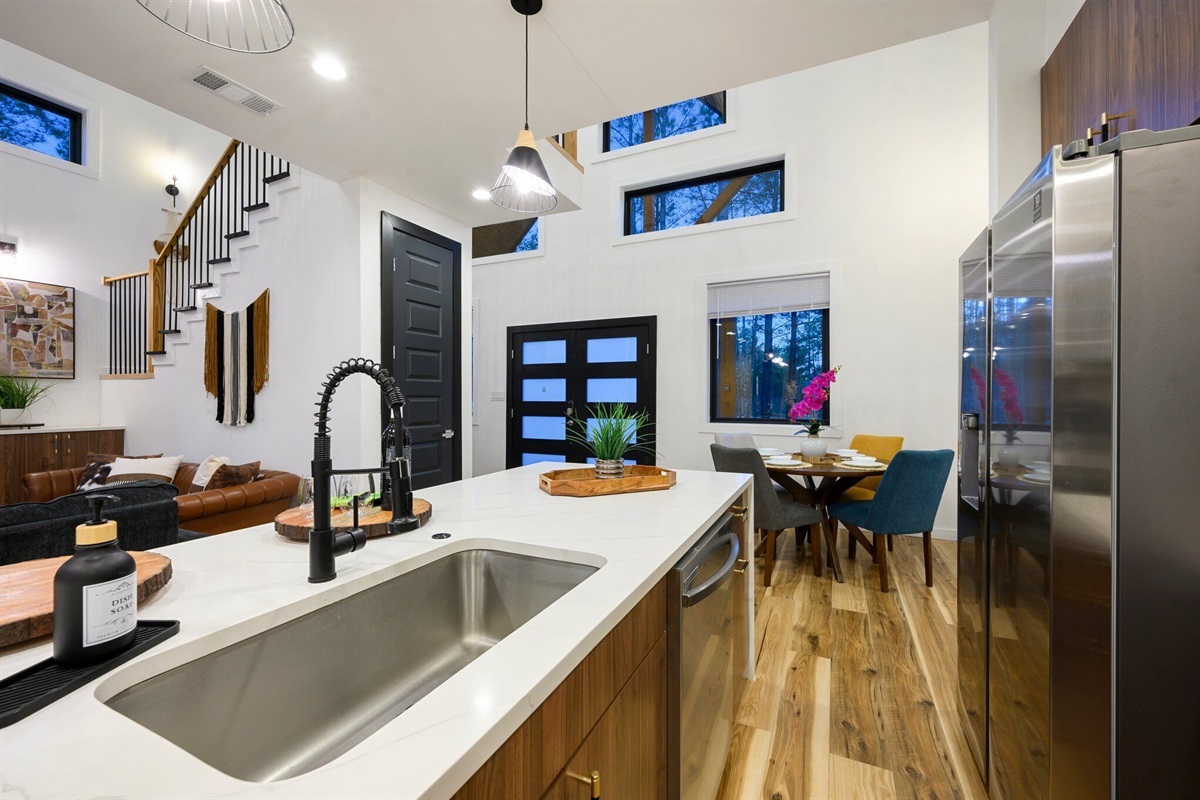 The heart of the kitchen—perfect for morning coffee, easy meals, and gathering together.