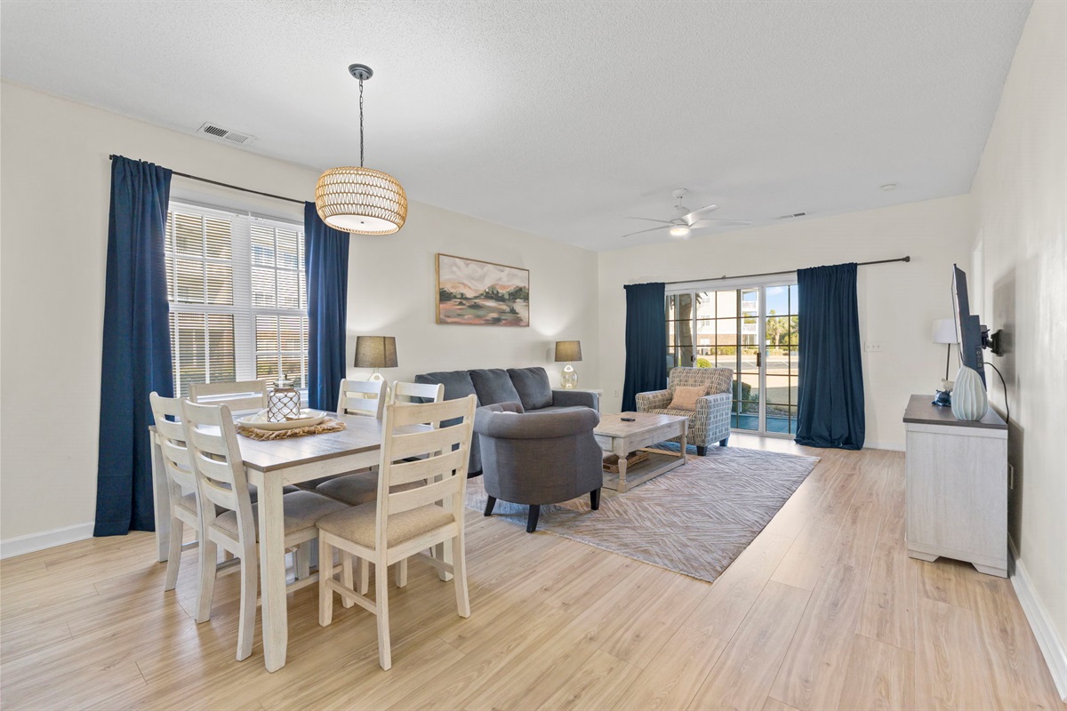 Spacious Living Room with plenty of natural light