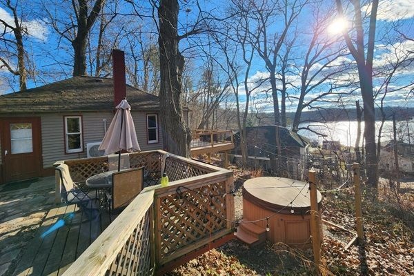 Deck and Hot Tub