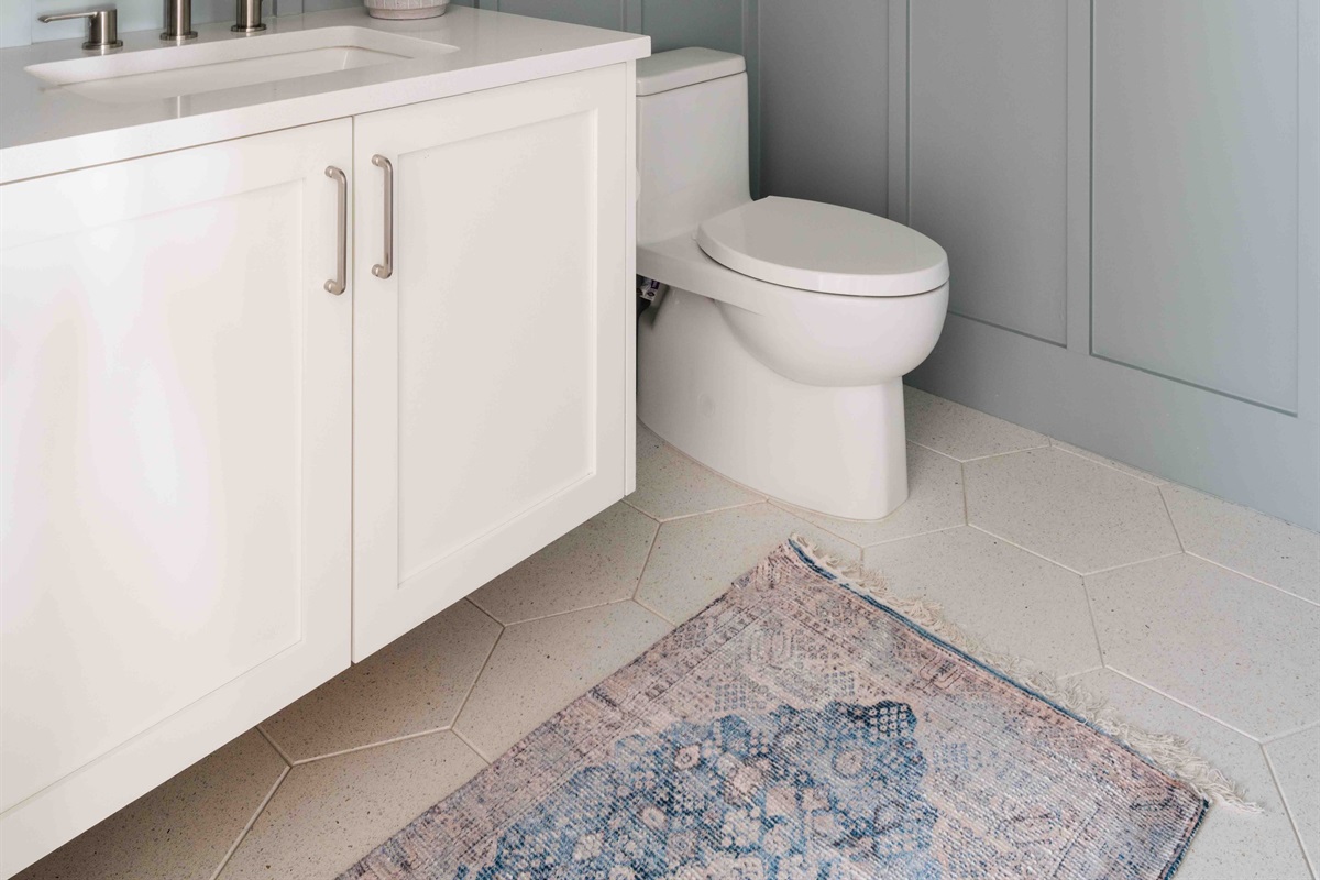 Main floor powder room