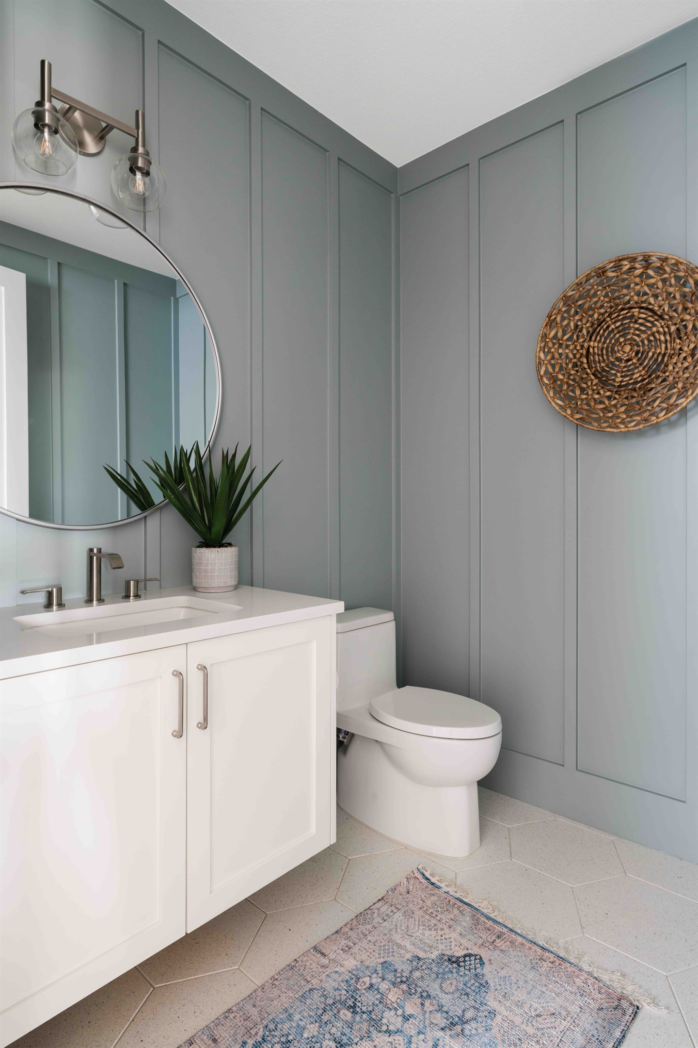 Main floor powder room