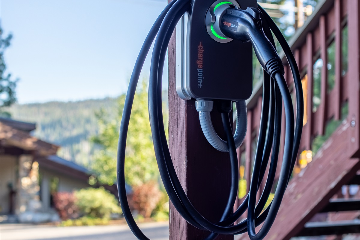 Free EV charging is available. Please contact us to enable it for you.