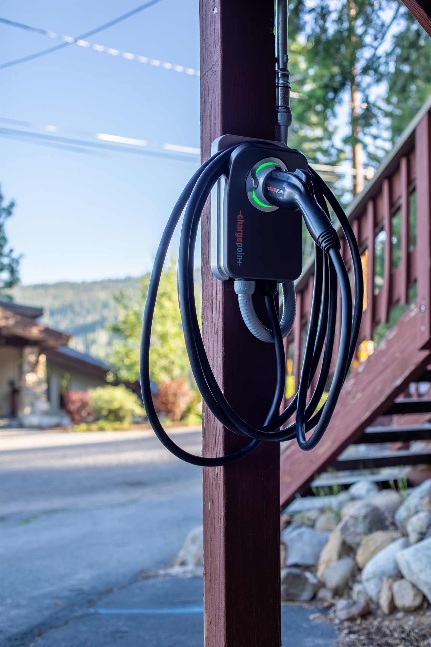 Free EV charging is available. Please contact us to enable it for you.