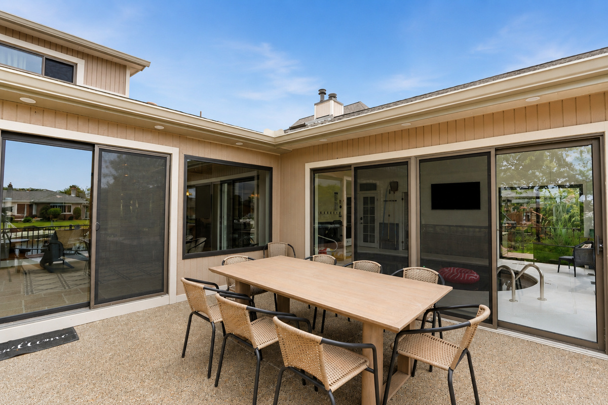 Step outside to the spacious patio and deck, where family and friends can gather to dine, relax, and take in beautiful views of Lake St. Clair. The seamless indoor-outdoor flow creates the perfect setting for morning coffee, outdoor meals, and memorable ev