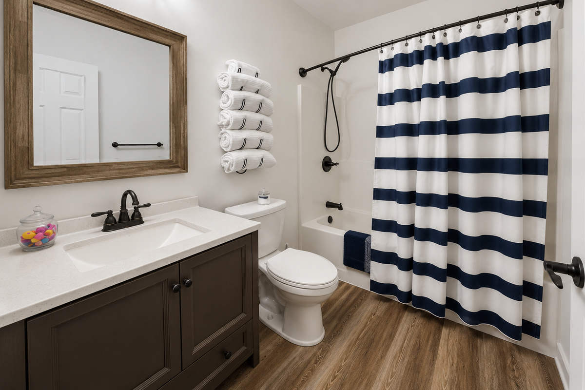 lower level full bath