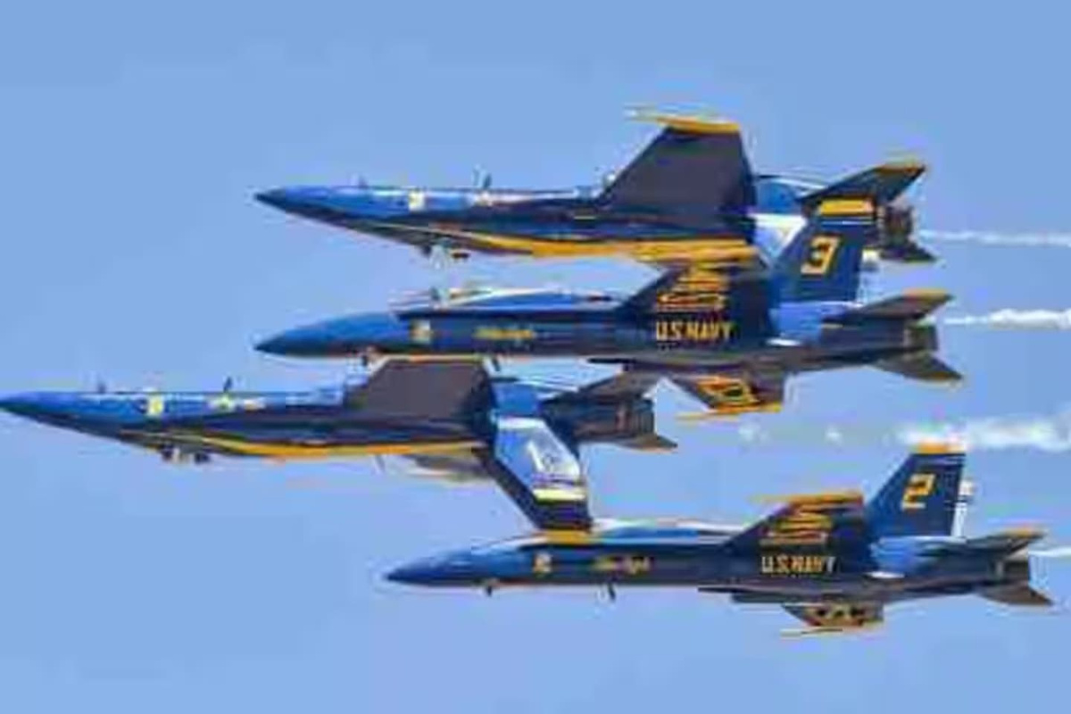 Nothing like sitting on the front deck or lounging in the pool and watching the Blue Angels practice over the beach. 
