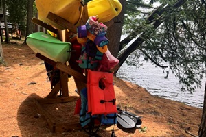 Common areas "kayaks, and life vests"