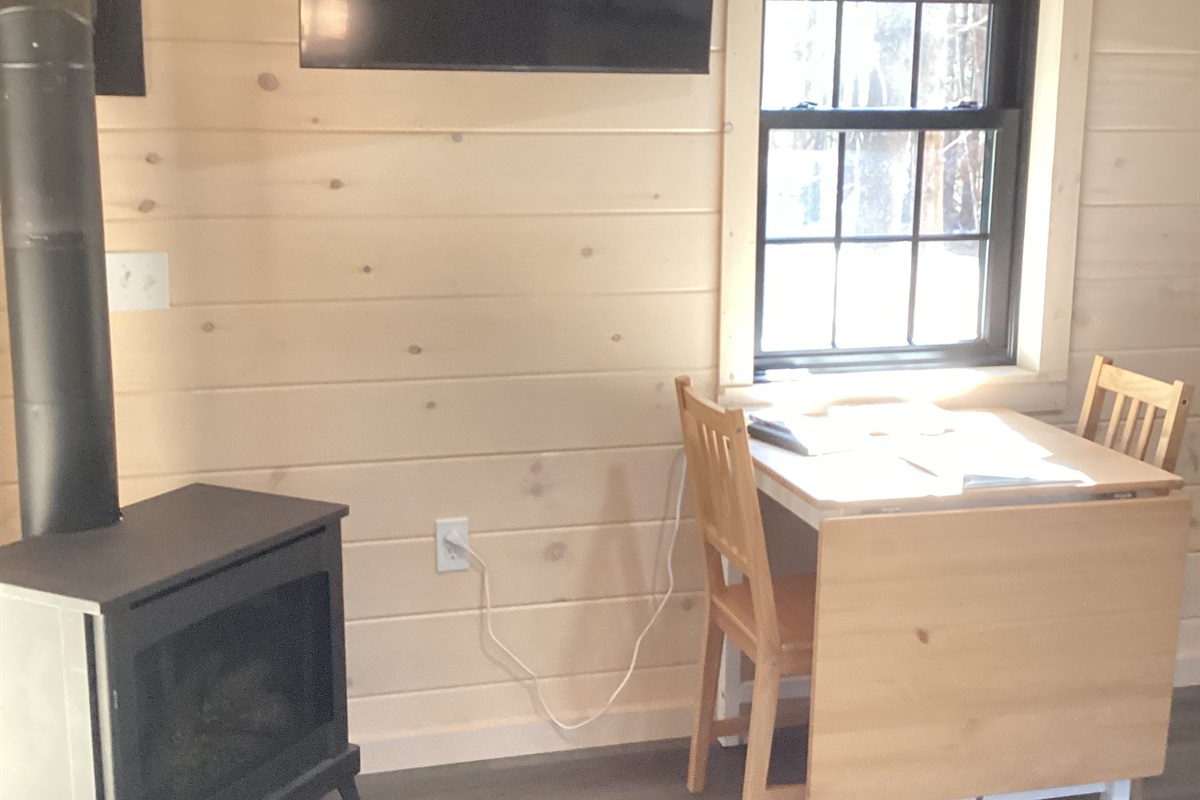 Hawthorne Fireplace and Smart TV