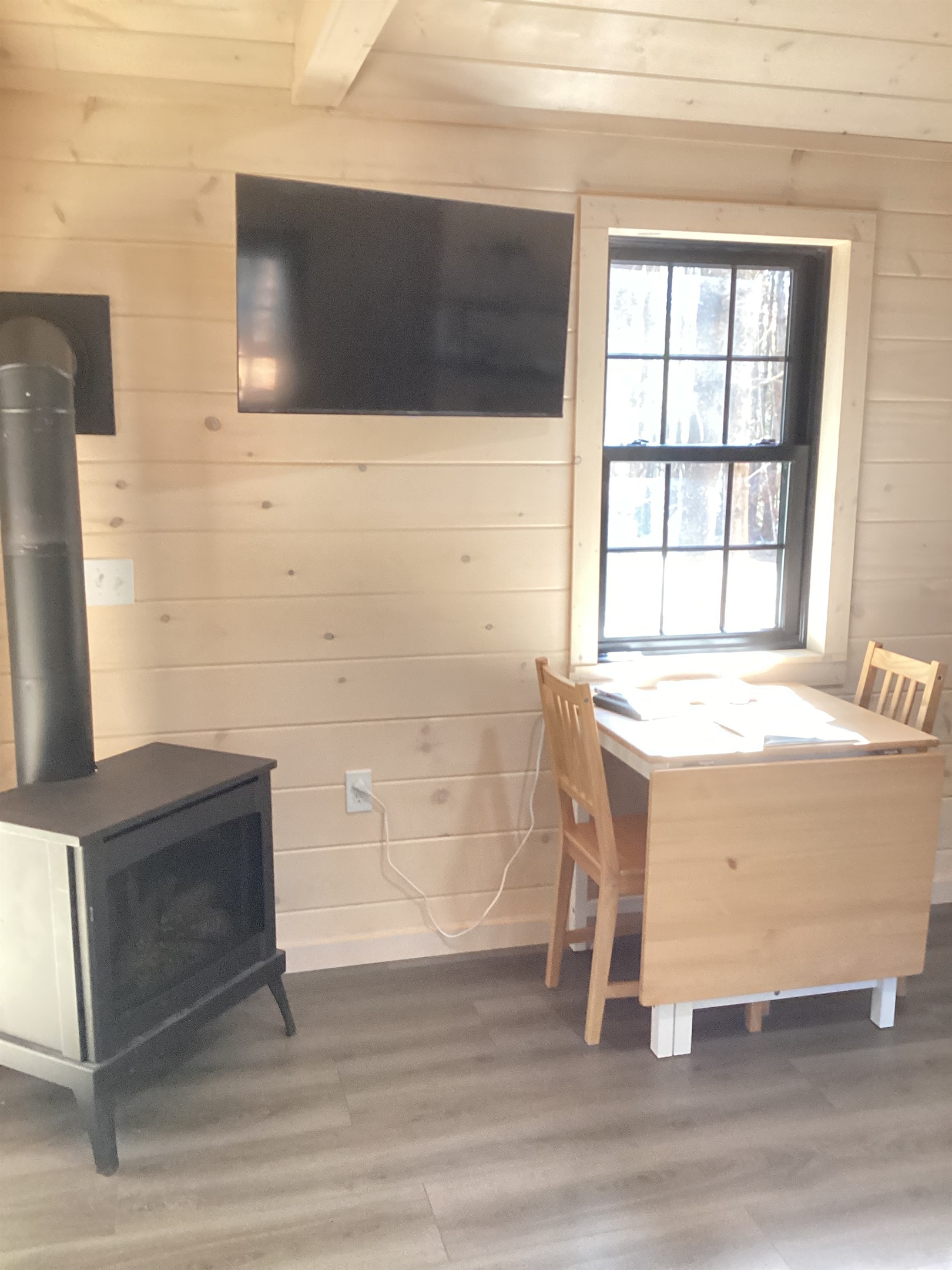 Hawthorne Fireplace and Smart TV