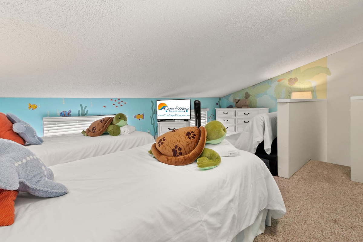 Claim the futon, find your show, and let the rest of the house keep the living room.