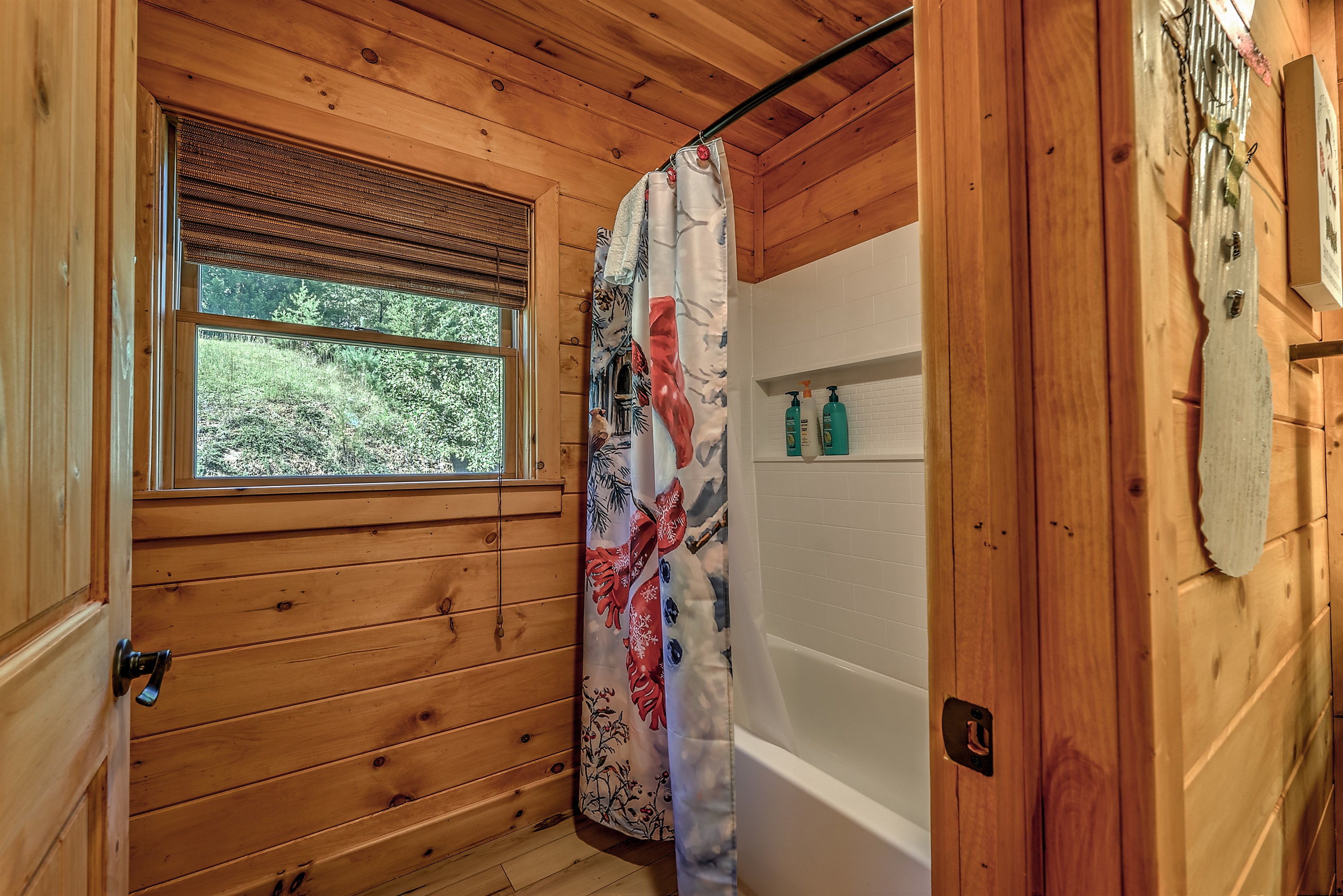 Separate Shower Room in Snowman Bathroom