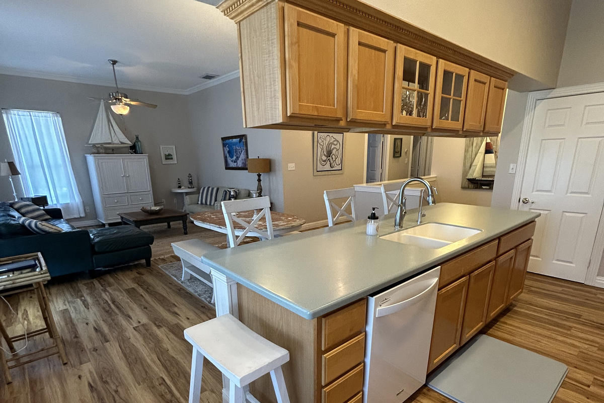 The open floor plan seamlessly connects living, dining, and kitchen spaces—ideal for entertaining and keeping everyone together. make this the heart of the home.